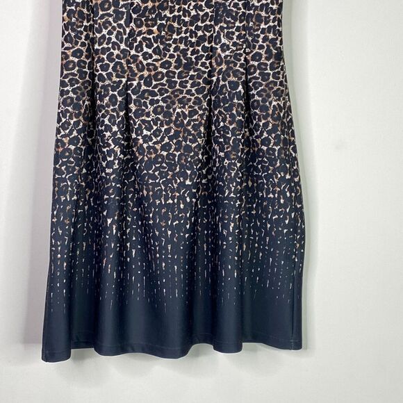 ISLE by Melis Kozan Leopard Animal Print Sleeveless Dress Women's Size Medium - Picture 6 of 10